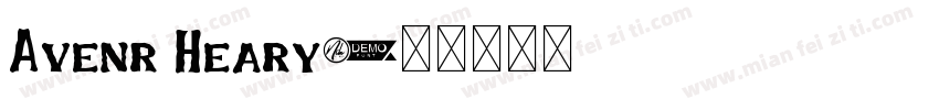 Avenr Heary字体转换